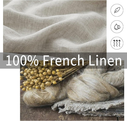 100% Linen Pillowcases Set of 2, King Size 20" X 36" Pillow Case, Linen Pillow Sham