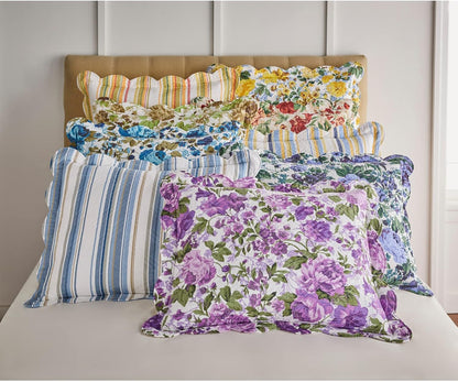 Cotton Florence Sham - King, Floral Multi