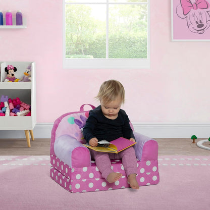 - Minnie Mouse Cozee Buddy Flip-Out Kids Chair, Pink