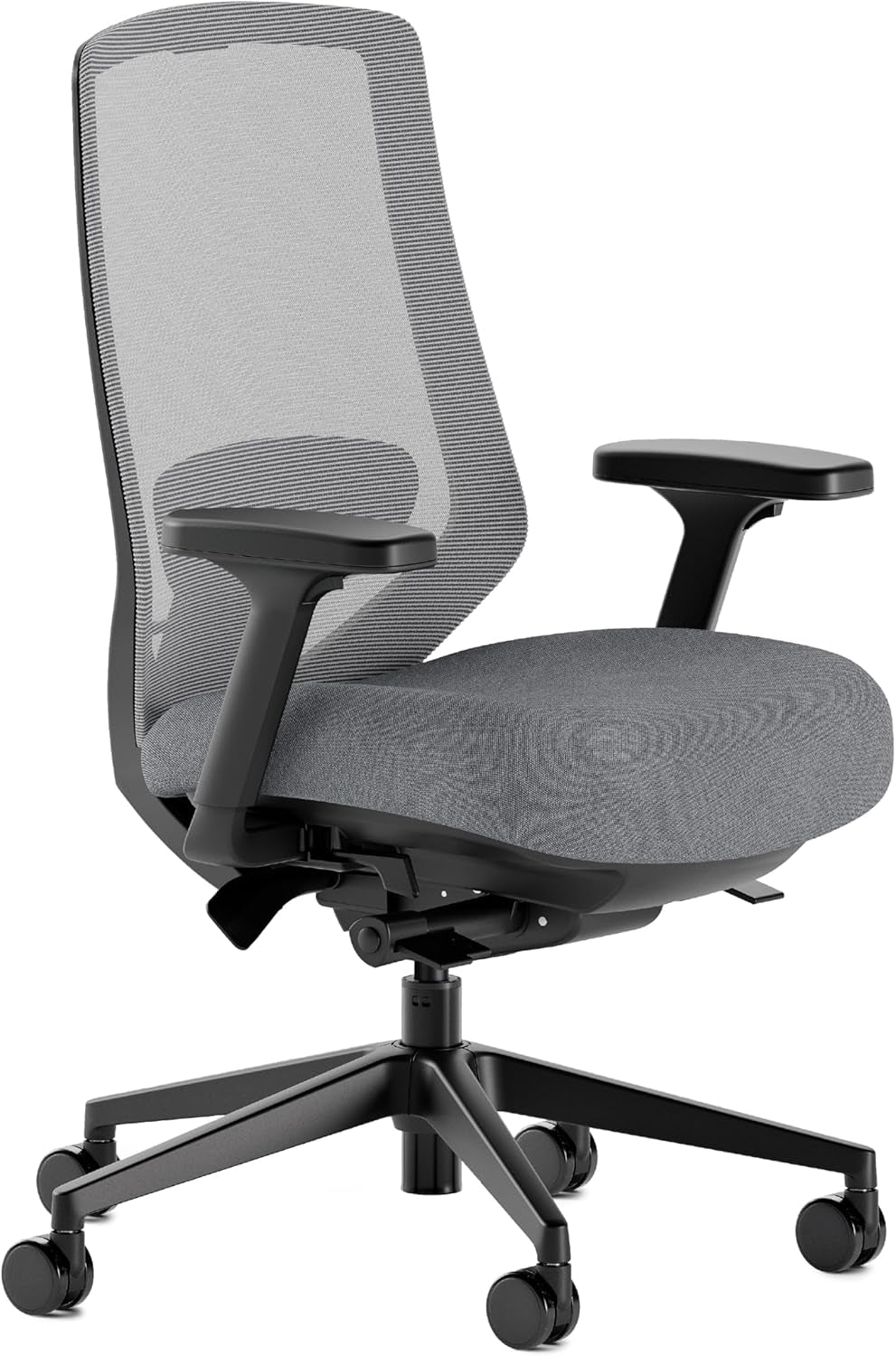 Ergonomic Chair Pro - Mesh Office Chair with 14 Points of Adjustment - Height, Depth & Tilt Adjustable - 5D Armrests - Forward Tilt, Smooth Recline, and Lumbar Support - Boulder