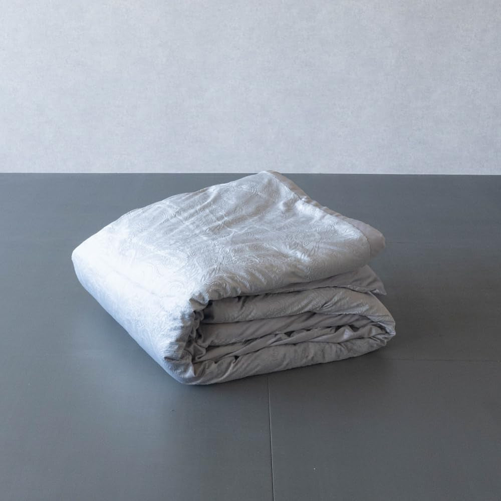 Kotatsu Blanket, Kotatsu Futon, Reversible 100% Polyester Fabric Material, Home and Living, Blanket for Kotatsu Heater… (Gray, Rectangle)