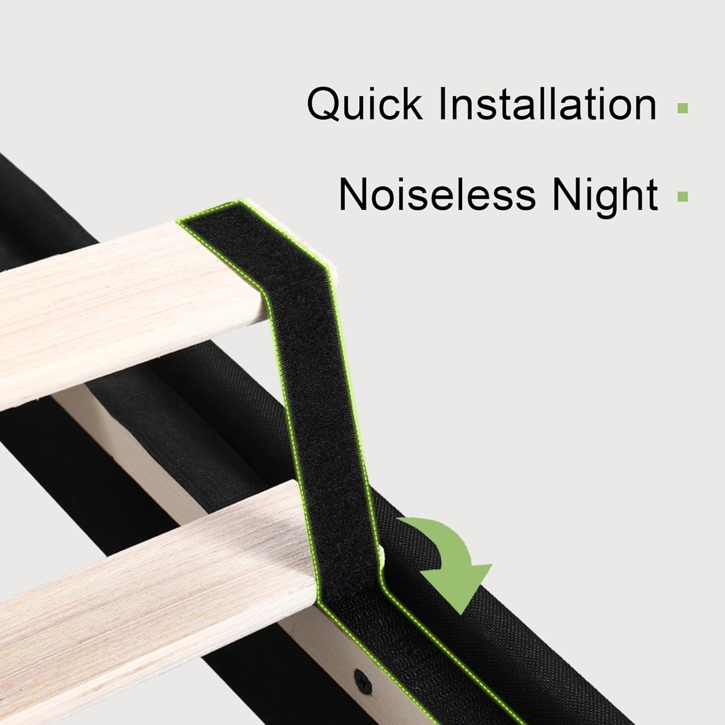 Queen Size Bed Frame with Charging Station, Linen Upholstered Platform Bed Frame with Wingback Storage Headboard, Solid Wood Slats Support, No Box Spring Needed, Noise Free, Black