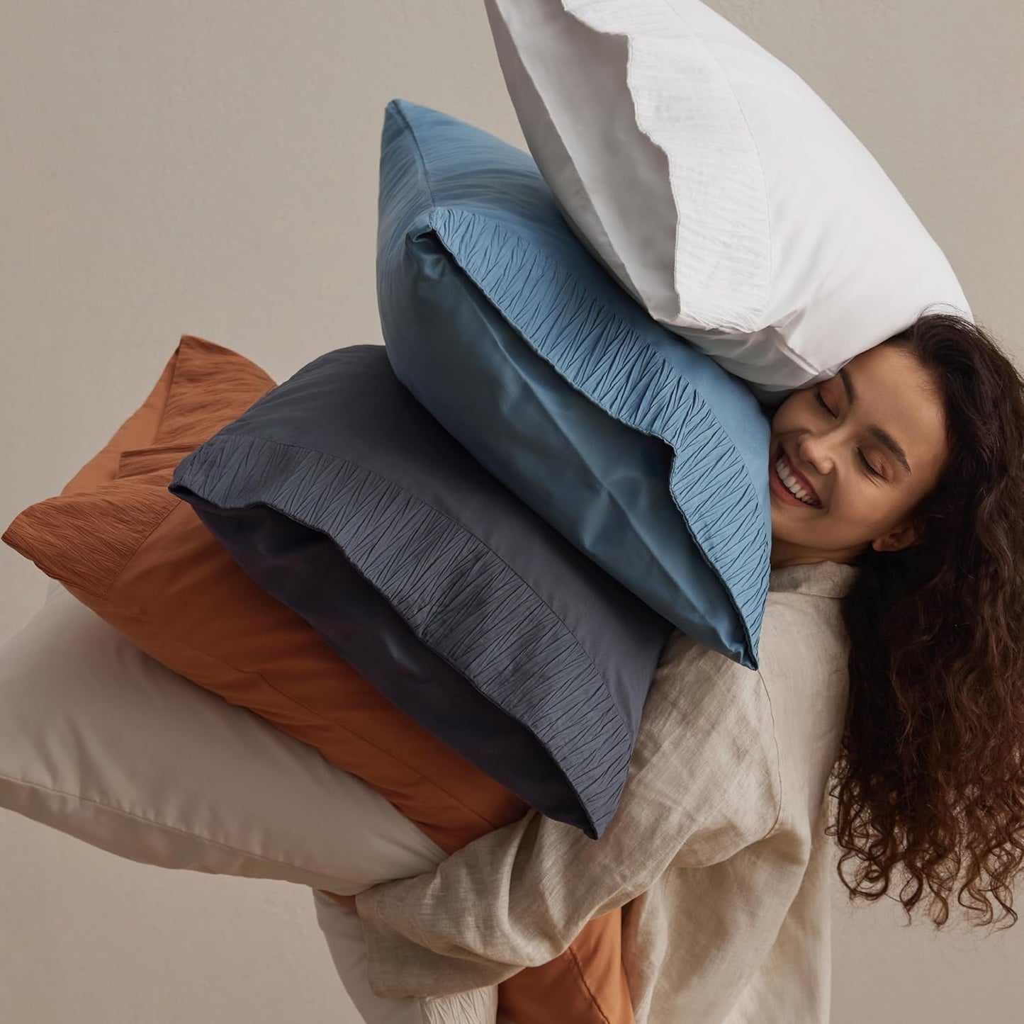 Full Size Bed Sheets - 4 Pieces Soft Full Sheet Set - Breathable & Cooling - Hotel Luxury - Easy Care Polyester Microfiber Bedding for Women, Men, Dark Grey