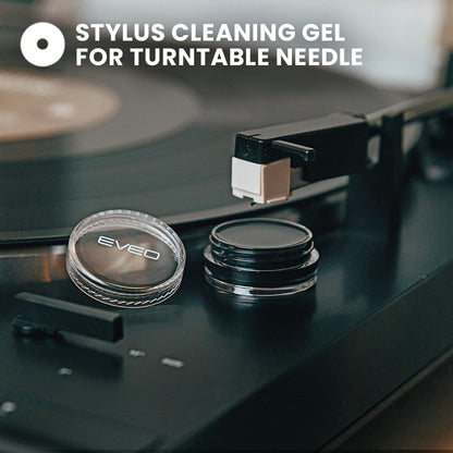 Vinyl Record Cleaning Kit - 4-In-1 Premium Vinyl Record Cleaner & Vinyl Cleaning Kit with Velvet Brush, Vinyl Cleaner Liquid, Duster & Turntable Stylus Gel