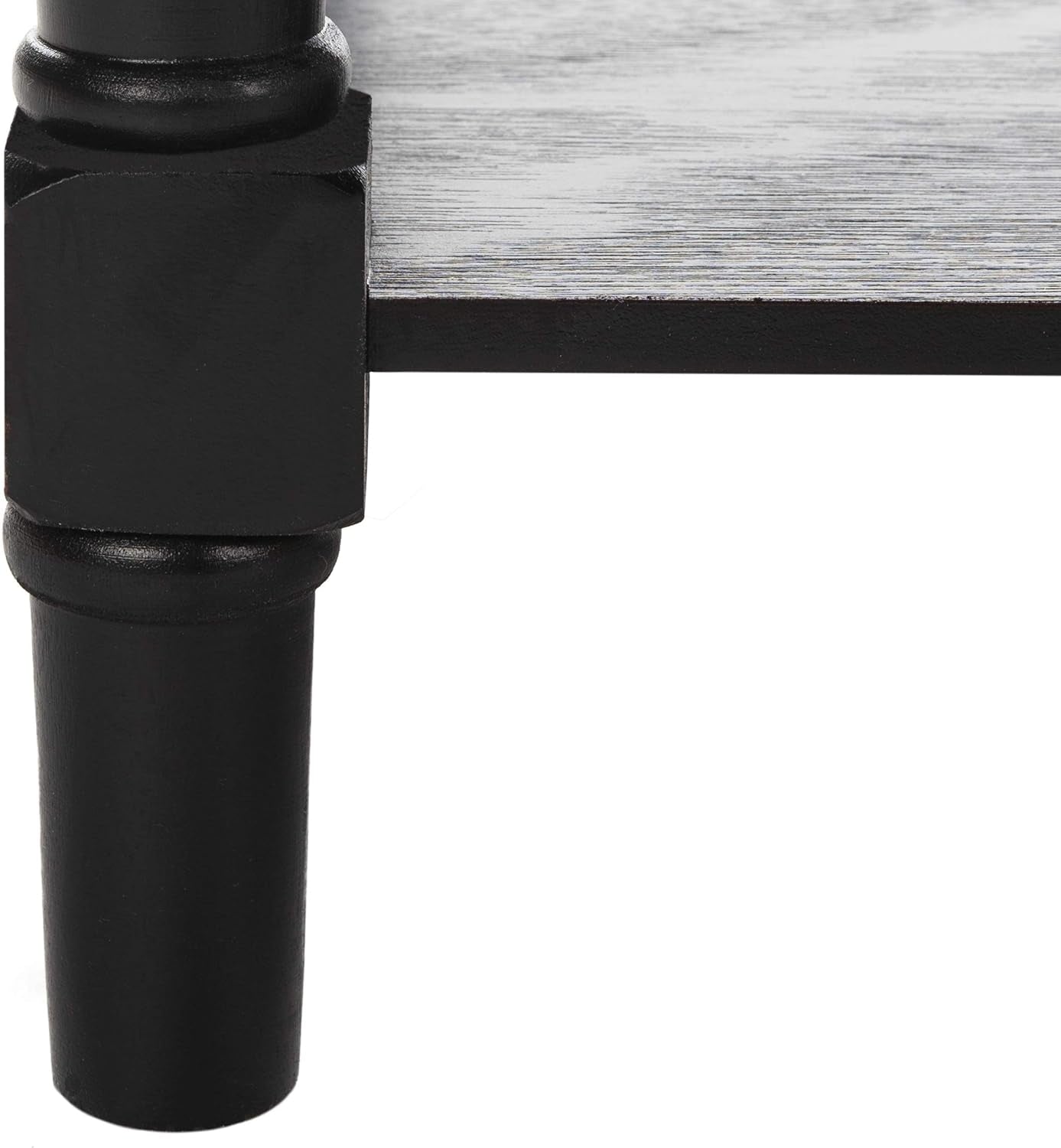 Home Collection Boris Distressed Black Coffee Table