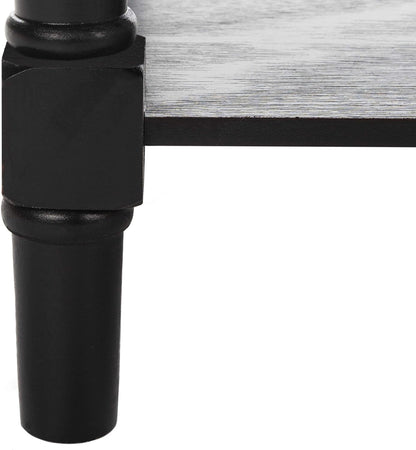 Home Collection Boris Distressed Black Coffee Table