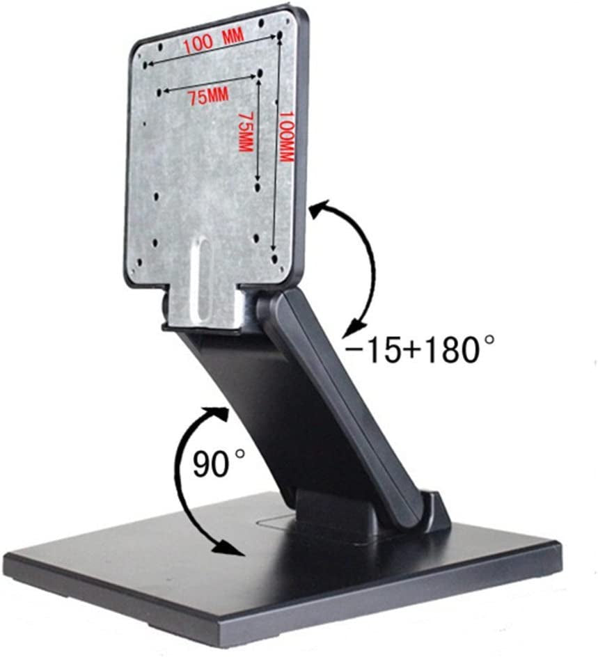 WS-03A Adjustable LCD TV Stand Folding Metal Monitor Desk Stand with VESA Hole 75X75Mm&100X100Mm