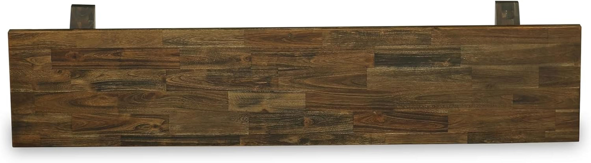 XB777 X-Style Modern Dining Room Bench with Wooden Seat, 72X15X18 Inch, Multi-Color