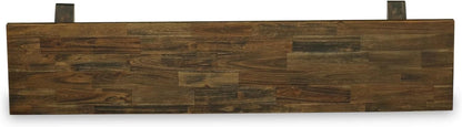 XB777 X-Style Modern Dining Room Bench with Wooden Seat, 72X15X18 Inch, Multi-Color