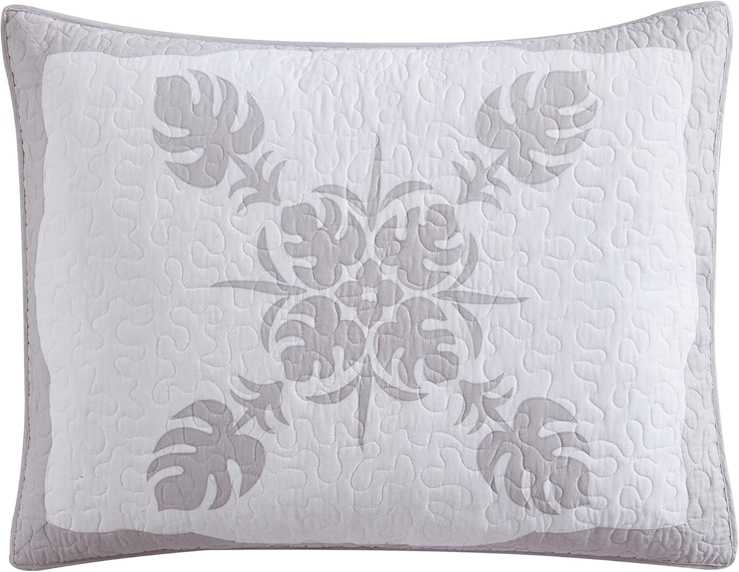 Tommy Bahama - King Sham, Cotton Bedding with Envelope Closure, Breathable Bedding Set (Molokai Grey)