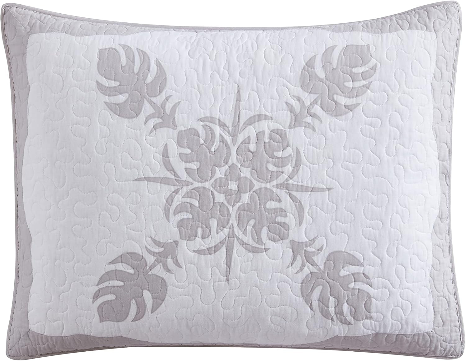Tommy Bahama - King Sham, Cotton Bedding with Envelope Closure, Breathable Bedding Set (Molokai Grey)