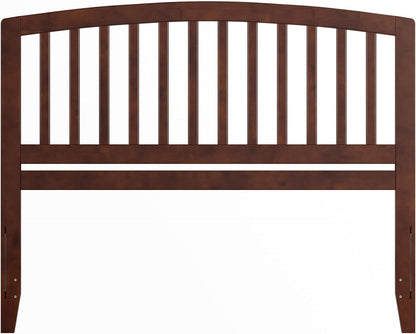 , Richmond Slatted Queen Solid Wood Headboard, Walnut