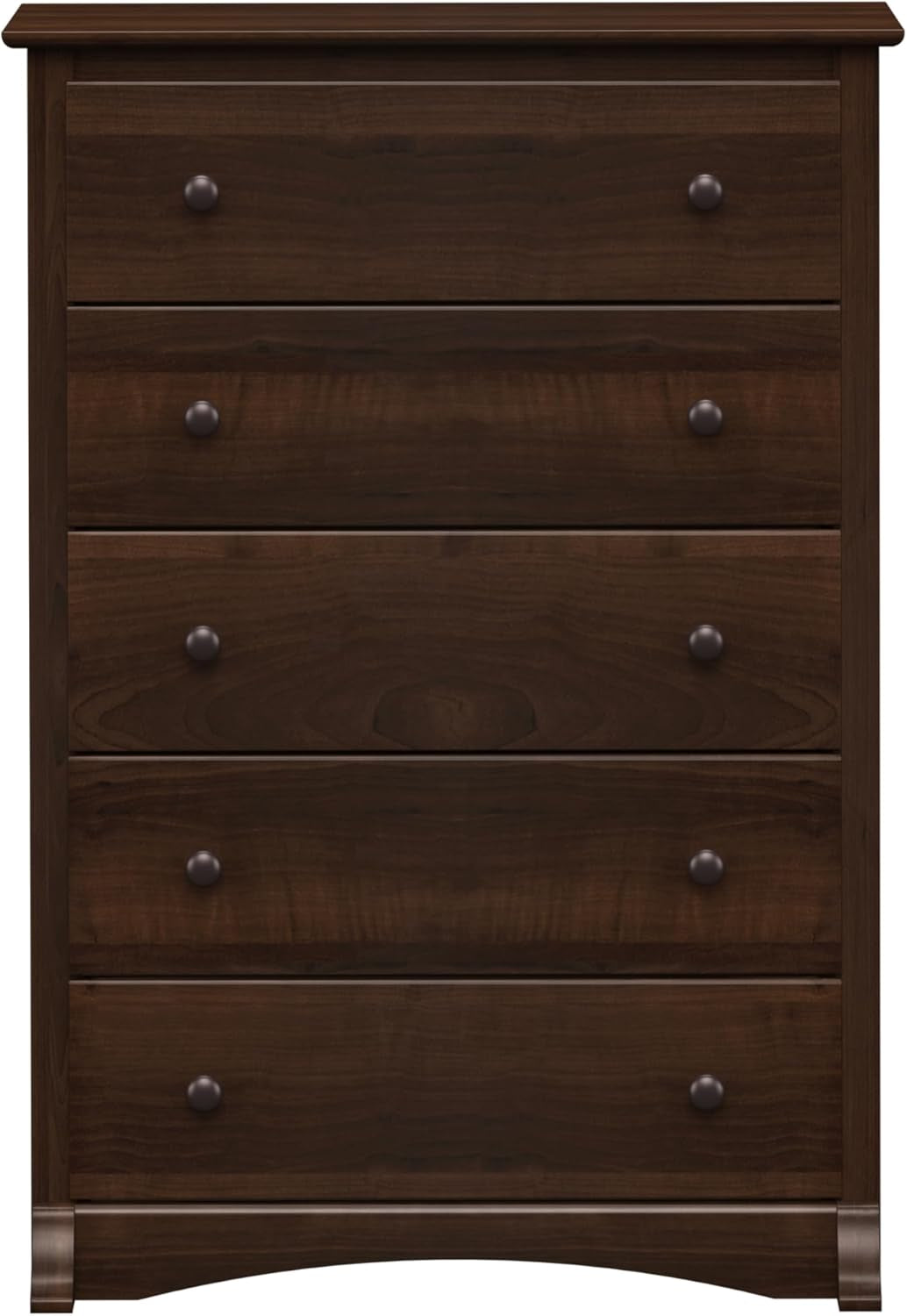 Sonoma Superior 5-Drawer Dresser for Bedroom - Spacious and Stylish Chest of Drawers, Measuring 17.75"D X 31.5"W X 44.75"H, in Espresso Finish