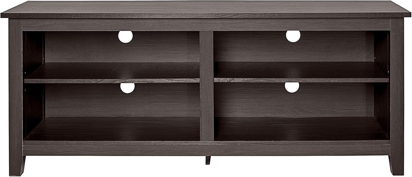 Wren Classic TV Console Entertainment Media Stand with Storage for Televisions up to 65 Inches, 58 Inch, Espresso