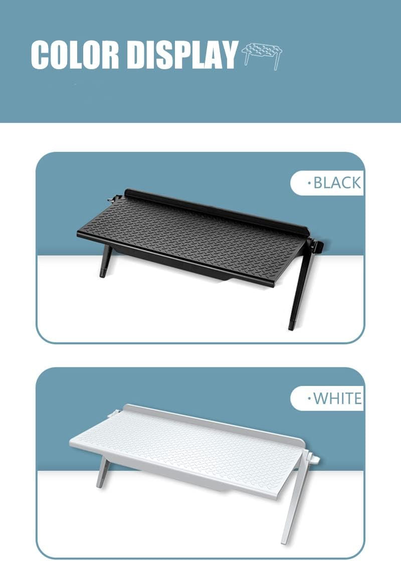 2 Park TV Top Shelf Apple Tv Mount Monitor Shelf Screen Storage Shelf Floating Tv Stand Router Shelf Adjustable Mount for Media Box, Game Console, Router TV, Camera Frames Remote 11.8 X 4.7 Inch