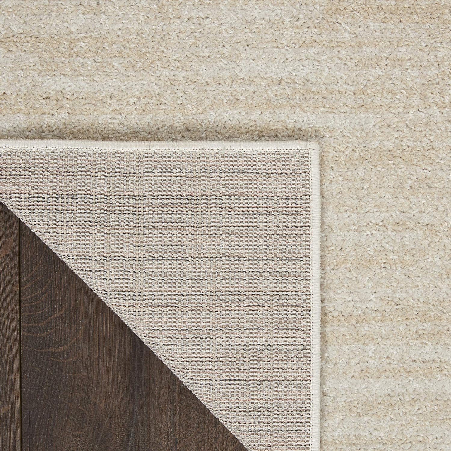 Home Essentials Indoor/Outdoor Ivory Beige 6' X 9' Area Rug, Easy Cleaning, Non Shedding, Bed Room, Living Room, Dining Room, Backyard, Deck, Patio (6X9)