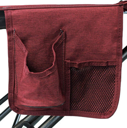Limited Portable Folding Metal Framed Hammock with a Retractable Canopy, Perfect for Camping, Patio, Outdoor, and Relaxing, Side Pockets Included, Red (Pack of 1)