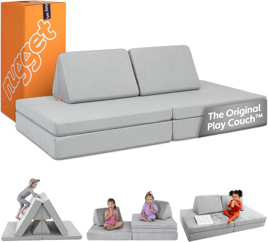 - the Original Play Couch for Kids - Modular Foam Children'S Sofa for Playroom, Imagination, & Creative Open Ended Play - Washable & Convertible Playroom Furniture, Lemonade