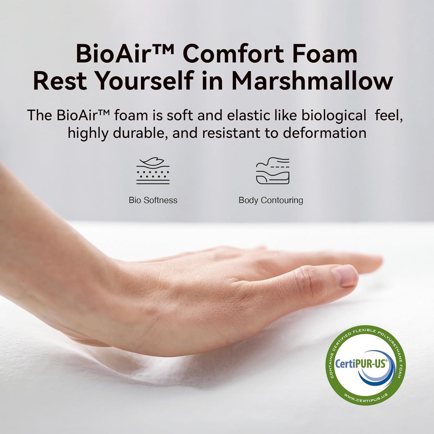 Twin Mattress, 8 Inch Twin Size Mattresses in a Box with Smarts™ Coil for Pressure Relief, Medium Plush Foam and Spring Hybrid Colchones with Certipur-Us Certified for Kid for Kidss