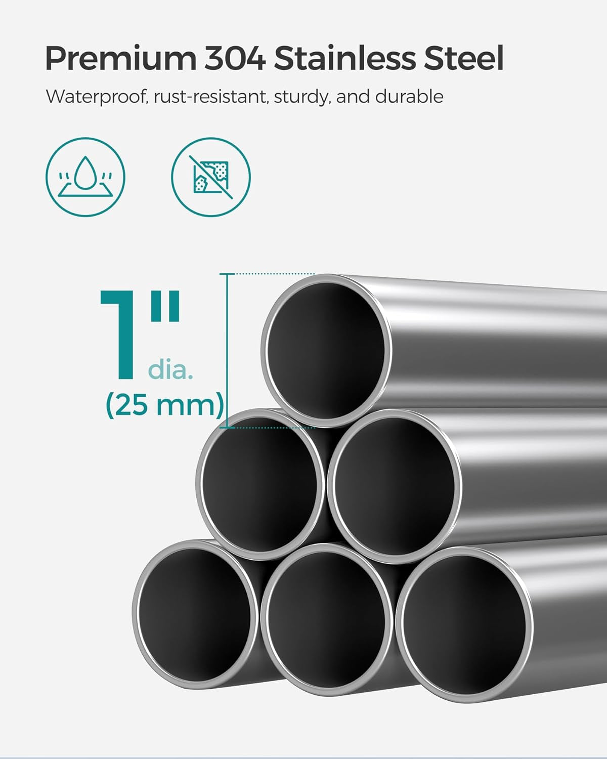 Corner Shower Caddy Tension Pole, 4-Tier Rust-Resistant Shower Organizer, Shower Shelf, Drill-Free, 35.8 to 118.1 Inches, Height Adjustable Trays, for Bathroom, Ink Black UBCB008B01