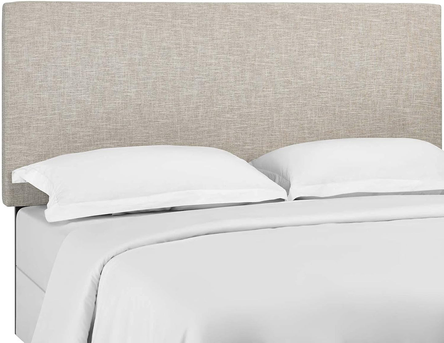 Claire Linen Fabric Upholstered King and California King Headboard in Beige