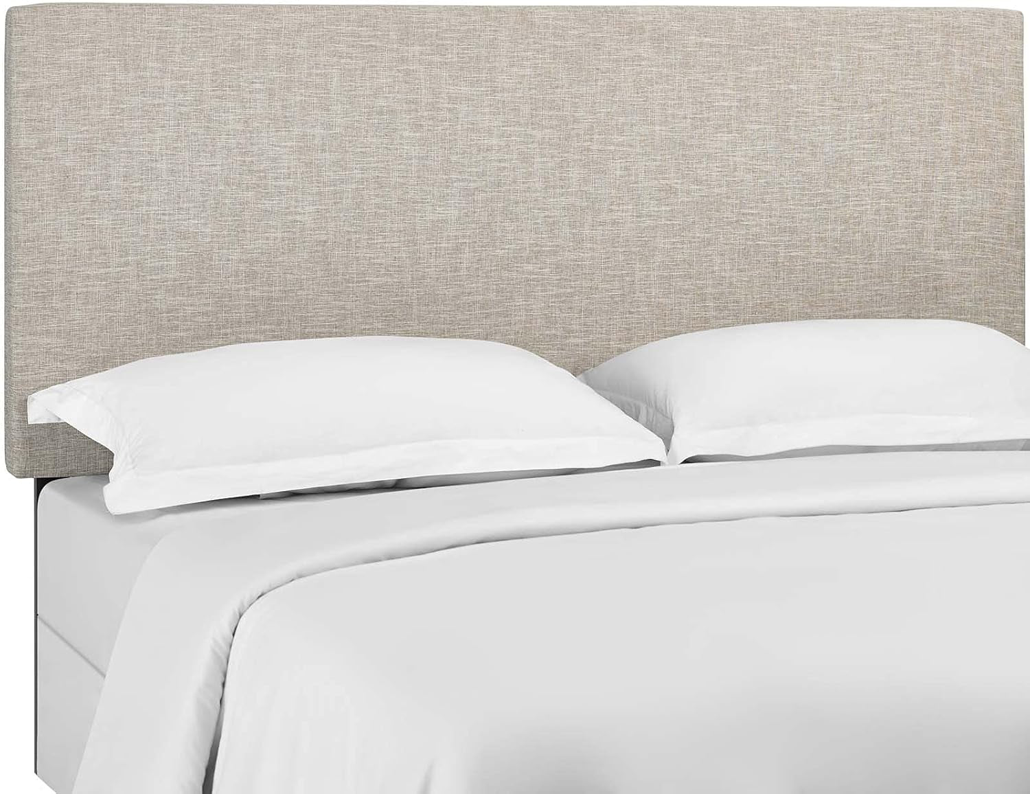 Claire Linen Fabric Upholstered King and California King Headboard in Beige