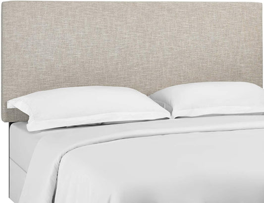 Claire Linen Fabric Upholstered King and California King Headboard in Beige