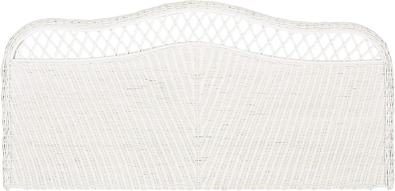 Home Collection Sephina White Rattan Headboard (Queen)