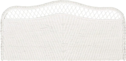 Home Collection Sephina White Rattan Headboard (Queen)