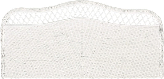 Home Collection Sephina White Rattan Headboard (Queen)