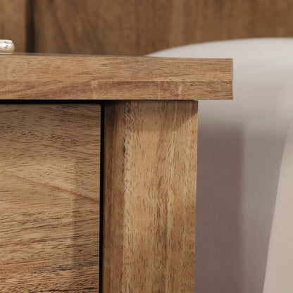 Cannery Bridge Night Stand with Spacious Drawer, Nightstand for Bedroom, Sindoori Mango Finish