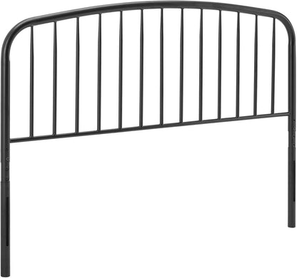 MOD-6151-BLK Nova King Metal Headboard, Black