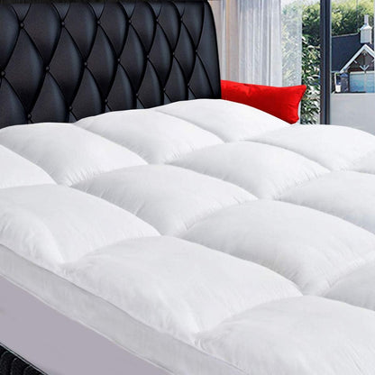 King Mattress Topper, Extra Thick Pillowtop, Cooling Plush Mattress Pad Cover Cotton Top Bed Topper Protector with 8-21 Inch Deep Pocket