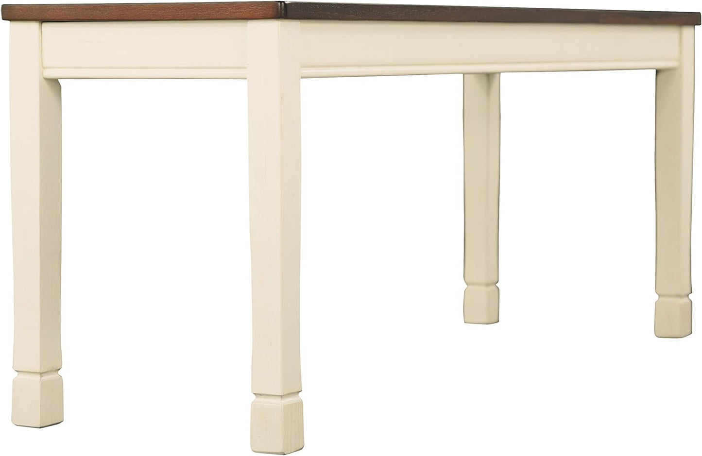 Whiteowing Bench, 44.25" W X 16.25" D X4.25 H, White
