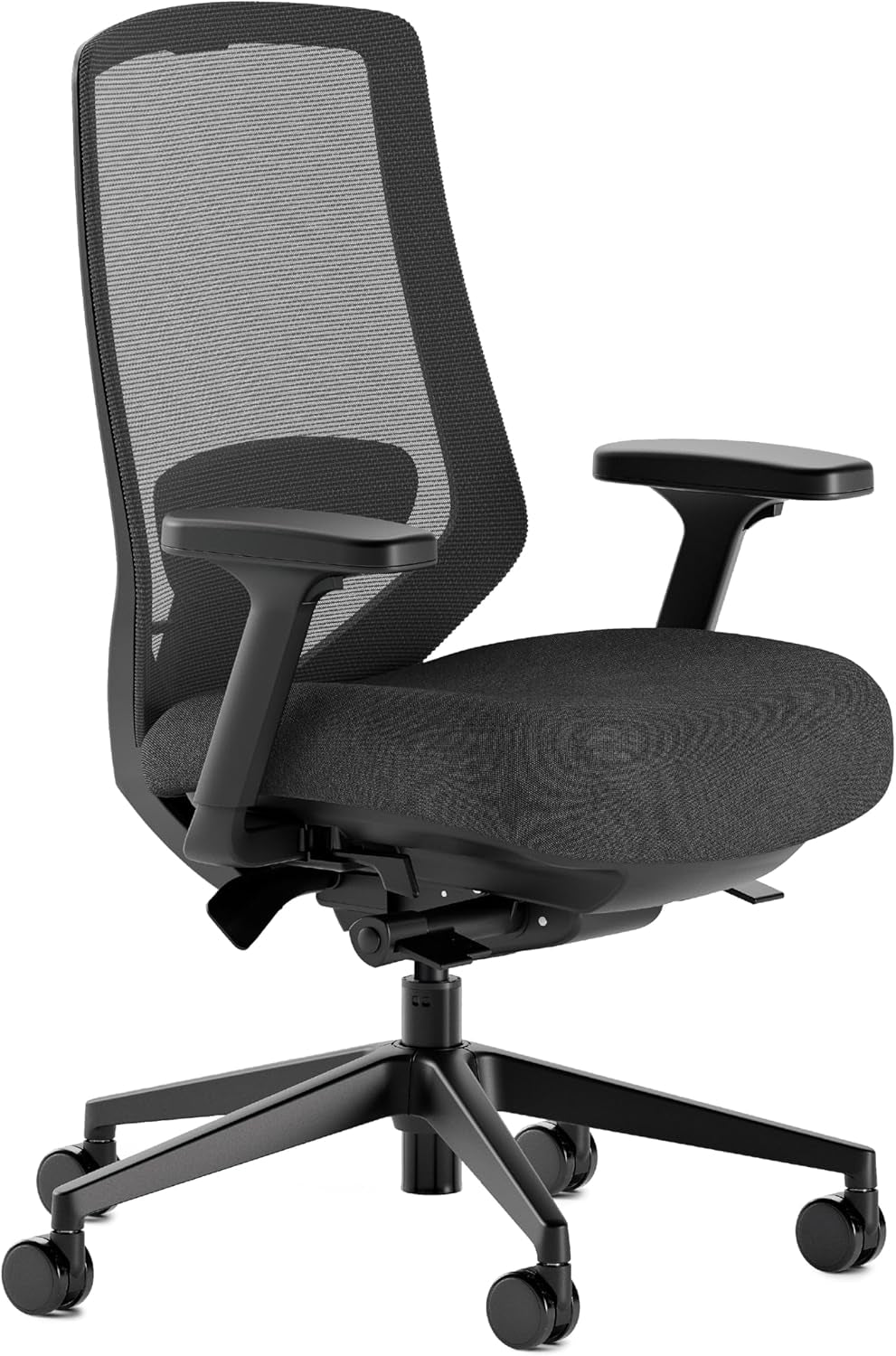 Ergonomic Chair Pro - Mesh Office Chair with 14 Points of Adjustment - Height, Depth & Tilt Adjustable - 5D Armrests - Forward Tilt, Smooth Recline, and Lumbar Support - Black