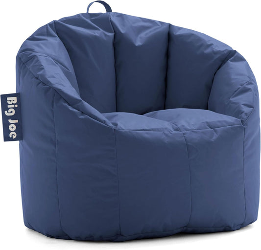 Milano Beanbag Chair Navy Smartmax