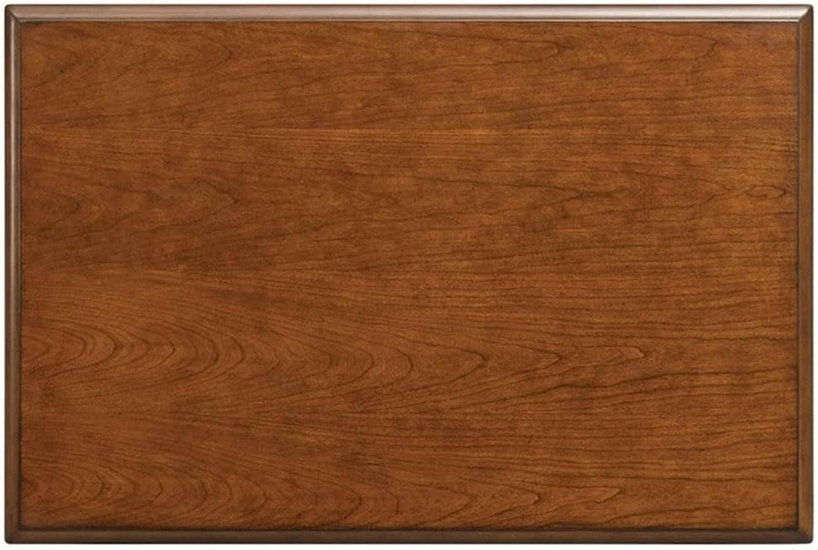 Contemporary Storage Coffee Table in Burnished Cherry