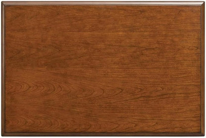 Contemporary Storage Coffee Table in Burnished Cherry