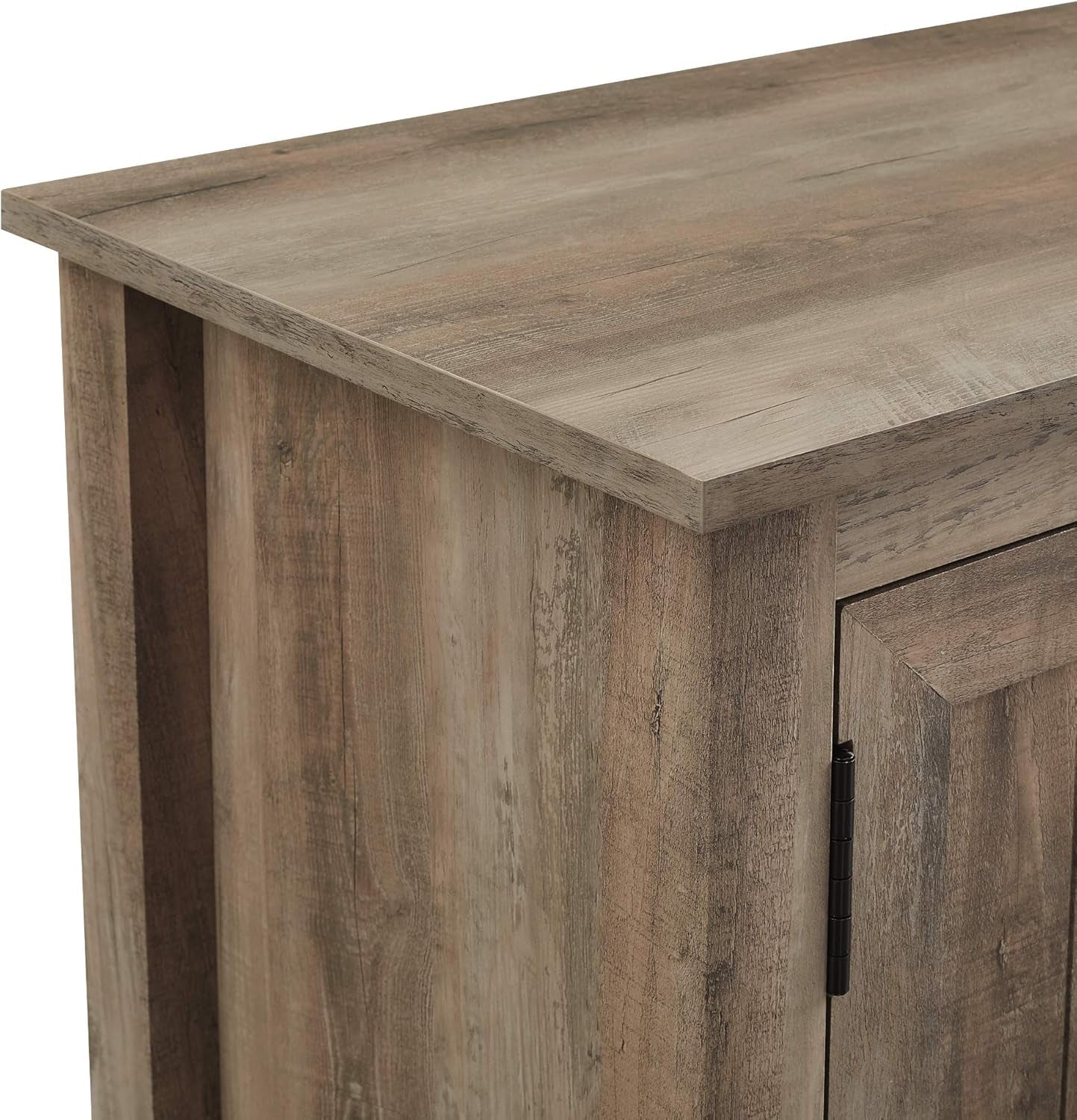 Ashbury Coastal Style Grooved Door TV Stand for Tvs up to 80 Inches, 70 Inch, Grey Wash