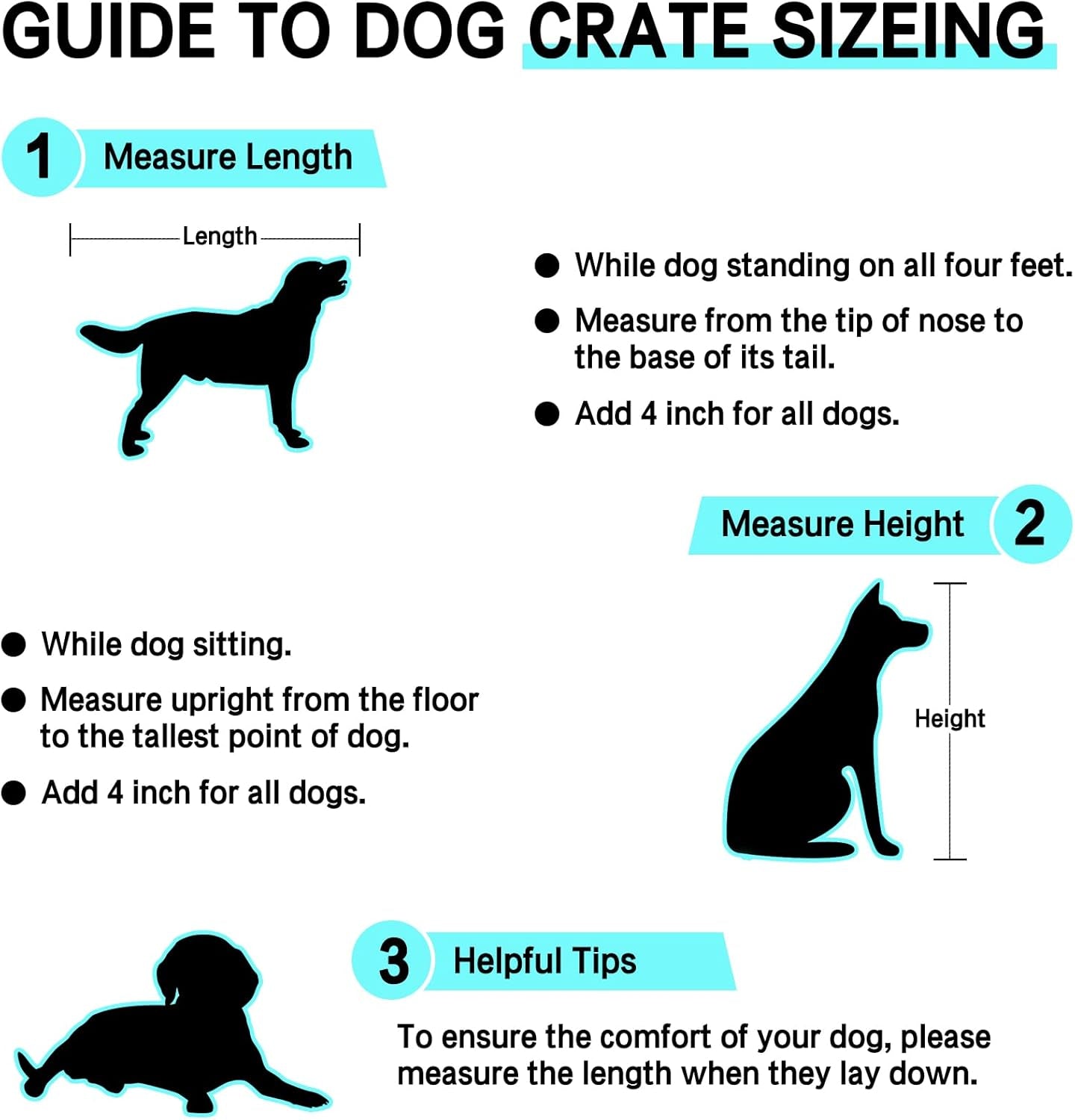 Dog Crate Furniture - Indoor Wooden Dog Kennel Crate Furniture with 2 Dividers, 3 Drawers, and 3 Lockable Doors, 95"X23.6"X31.5"H, White