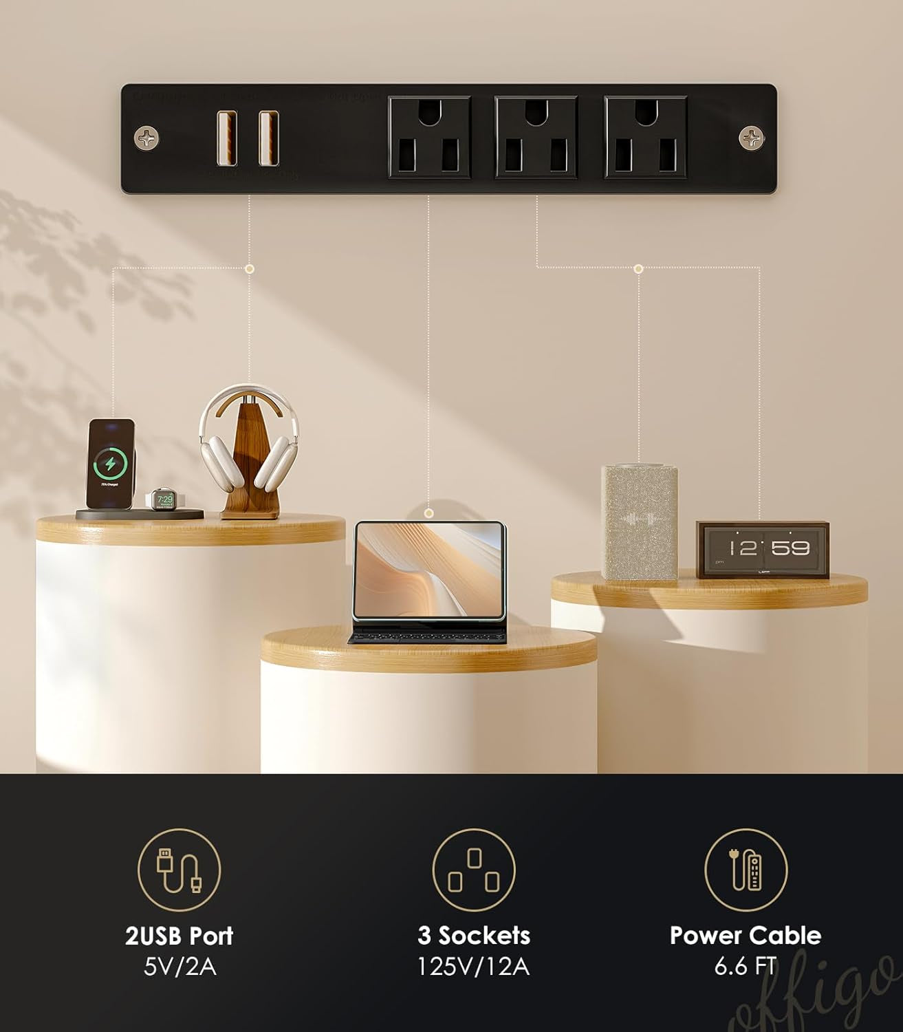 Electric Standing Desk with Drawers & Keyboard Tray, 63 Inch Height Adjustable Desk with Power Outlets & LED Lights, Sit Stand Table with Monitor Stand for Home, Office, Rustic Brown