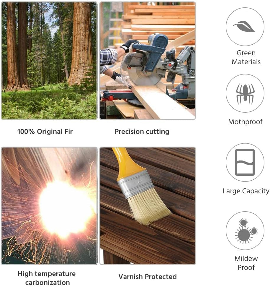 Foldable Ladder Shelves, Decorative Wall-Leaning Home Office Storage Rack Shelves, Display Shelving for Livingroom Bedroom Balcony, Fir Wood Brown, Simple Assembly 4 Tier