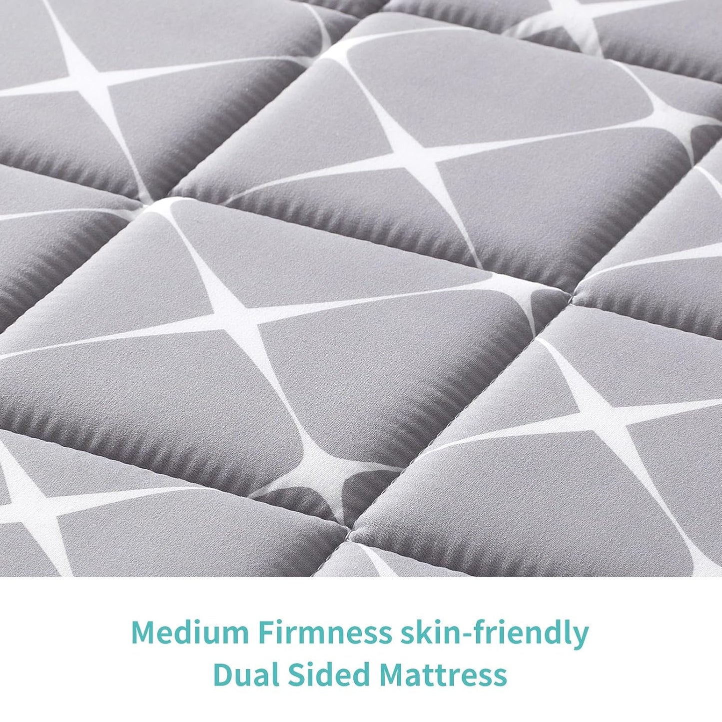 Premium Dual-Sided Baby Crib Mattress and Toddler Mattress - 52" X 27.6" X 5" - Breathable - Firm Soft - Fits Standard Cribs and Toddler Beds