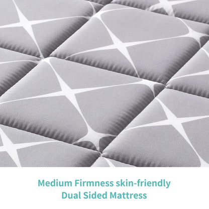 Premium Dual-Sided Baby Crib Mattress and Toddler Mattress - 52" X 27.6" X 5" - Breathable - Firm Soft - Fits Standard Cribs and Toddler Beds
