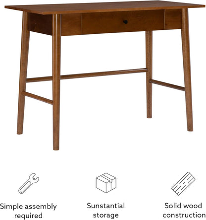 Melissa Mid Century Walnut Desk by