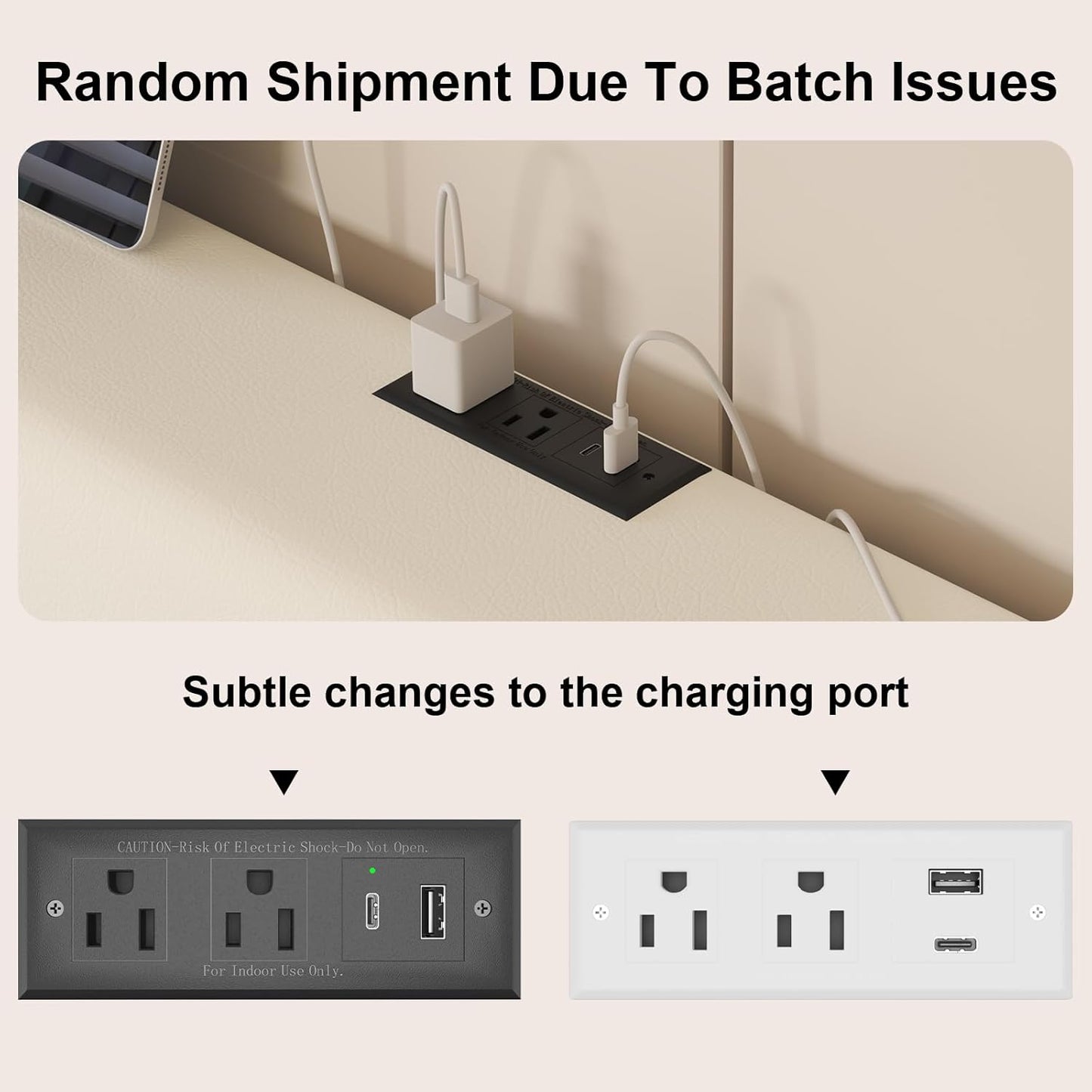 Full Size Bed Frame with 4 Storage Drawers and LED Lights, Upholstered Platform Bed with Adjustable Headboard and Charging Station, Metal Slats Support, No Box Spring Needed,Easy Assembly, White
