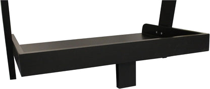 Modern 5 Tier Leaning Wall Ladder Bookshelf Organizer, Storage Rack, 70 Inches, Black