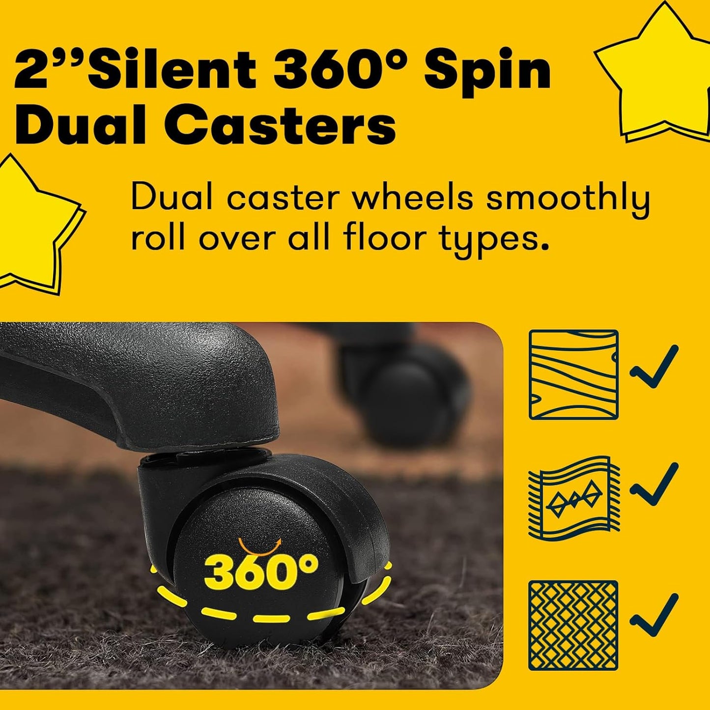 Home Office Chair, 400LBS Big and Tall Computer Chair Heavy Duty Design, Ergonomic High Back Cushion Lumbar Back Support, Adjustable Executive Leather with Armrest