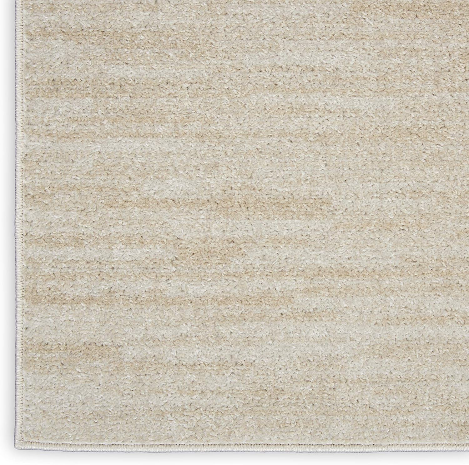 Home Essentials Indoor/Outdoor Ivory Beige 6' X 9' Area Rug, Easy Cleaning, Non Shedding, Bed Room, Living Room, Dining Room, Backyard, Deck, Patio (6X9)