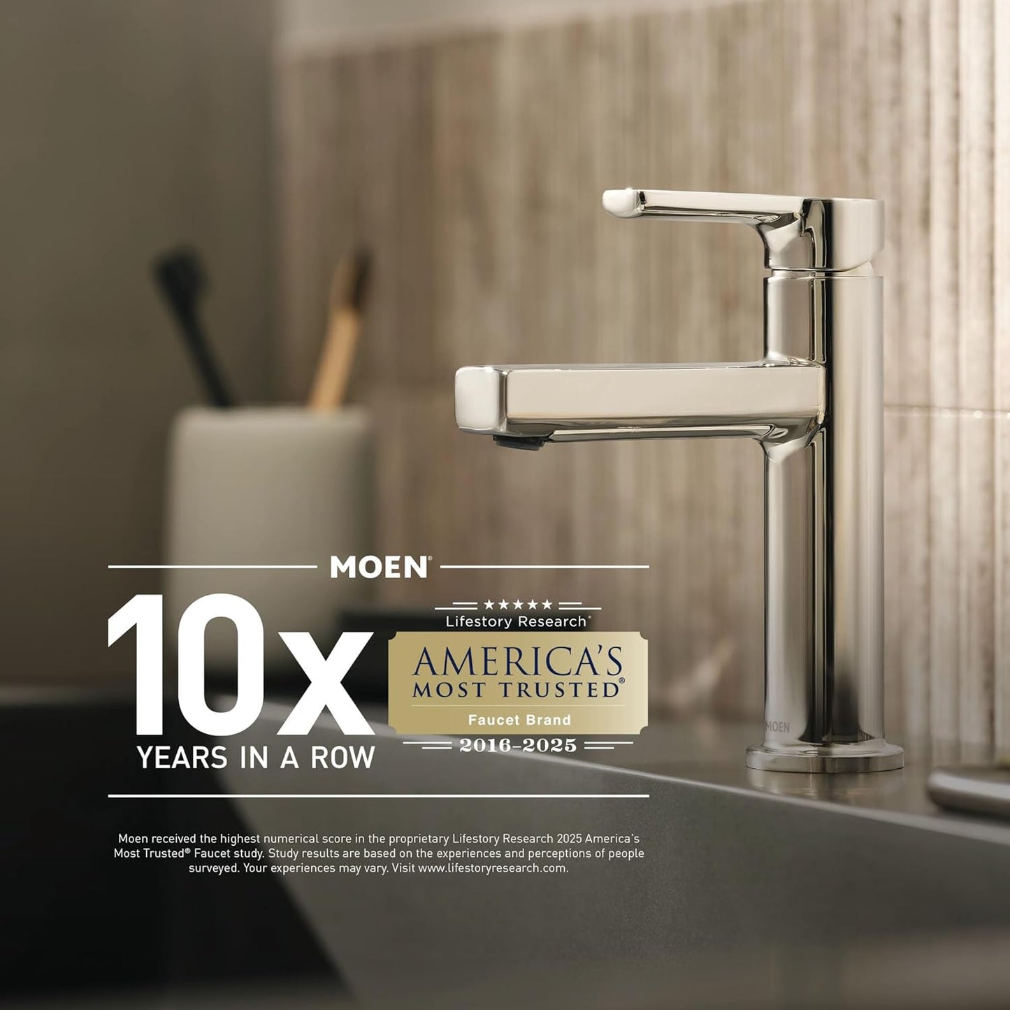 Home Care Bathroom Safety 24 Inch Stainless Steel Handicap Grab Bar for Bathtub and Shower, Slip Resistant Peened Texture, Elderly Assistance Product, Polished Brass, R8724P